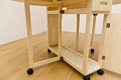 Amazon｜バタフライダイニング5点セット【折りたたみテーブル1点